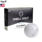 スネルゴルフ 2023 MTB PRIME ゴルフボール メンズ 3ピース ウレタンカバー Snell Golf MTBプライム USA直輸入品