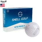 スネルゴルフ 2023 MTB PRIME-X ゴルフボール メンズ 3ピース ウレタンカバー Snell Golf MTBプライム USA直輸入品