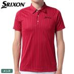 スリクソン SRIXON メンズ 半袖シャツ SRM1520Y レッド/ブラック 2017年秋冬
