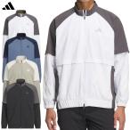 ショッピングフルコース アディダス ビヨンド ザ コース 撥水 カラーブロック フルジップ トラックジャケット JUW92 メンズ ゴルフウェア ゴルフ 2025秋冬モデル adidas 日本正規品