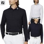 ショッピングアーガイル フットジョイ アーガイルジャカード長袖シャツ FJ-F25-S07 メンズ ゴルフウェア FOOTJOY 2025秋冬モデル 日本正規品