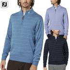  foot Joy шерсть Heather заднее крыло Zip свитер FJ-F25-M12 мужской Golf одежда FOOTJOY 2025 осень-зима модель Япония стандартный товар 