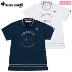 ショッピングルコック ルコック モックネックロゴ半袖シャツ QGWXJA09 レディース le coq sportif GOLF 2024春夏モデル 日本正規品