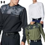  Under Armor UA вафля длинный рукав mok шея рубашка 1388308 мужской UNDER ARMOUR 2024 осень-зима модель Япония стандартный товар Golf одежда 