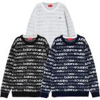  New balance выше боковой down Logo окантовка вязаный тянуть over 012-5270004 мужской длинный рукав Golf одежда newbalance 2025 осень-зима модель Япония стандартный товар 