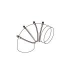 [ZZTFD5P-15]klinap вытяжной зонт детали поворотный гибкий канал большой 