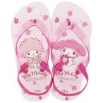 【在庫処分】スケーター　キッズビーチサンダル 19cm SDBE19　マイメロディ フラワーアート　【品番：4973307646560】