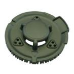 リンナイ　バーナーキャップ【強火力バーナー用】（黒）　【品番：151-278-000】◯