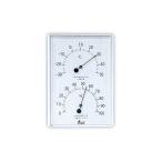 シンワ測定　温湿度計 W-1 角型 ホワイト　【品番：70510】