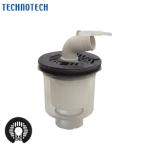  Techno Tec GDT-SWM-B1 водонепроницаемый хлеб для слив [T.E ловушка ][ вертикальный ][ корпус : прозрачный ][ глаз тарелка : Techno черный ][ умывание часть материал ]