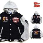 ショッピングスタジャン トムとジェリー スタジャン  SEQUENZ シークエンス フード付きスタッフジャンパー　0904　総刺しゅうのジャケット フードは脱着可