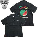 houston シャツ ボーリングシャツ すいか スイカ刺繍 watermelon 40518 ヒューストン 西瓜 アロハ