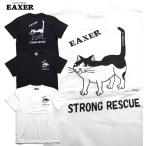 レスキューTシャツ EAXER 特別猫救助隊 半袖Tシャツ オリジナル消防団Tシャツ STRONG RESCUE ネコポス可 rescue squad イークサ― KT-23002