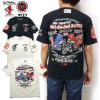 テッドマン×カミナリモータース　tシャツ メンズ 半袖Tシャツ TDKMT-17　TEDMAN’S カットソー 日本車とアメ車のno1レースをイメージ　エフ商会