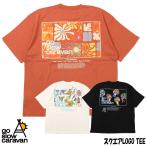 メール便 発送 go slow caravan ゴースローキャラバン 半袖 Tシャツ スクエアLOGO TEE 361915A プリント ワンポイント 刺繍 メンズ アウトドア カジュアル