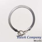 メール便発送 Hawk Company ホークカンパニー ステンレス ブレスレット 6184  スネークチェーン メンズ レディース ユニセックス アクセサリー