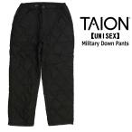 TAION タイオン インナー ダウン ミリタリー ダウンパンツ TAION-131ML-1 ユニセックス メンズ レディース 秋冬 暖かいパンツ レギュラーシルエット 保温 800FP