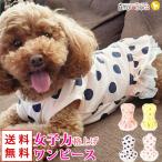 トイプードル 犬 服 犬服 犬の服 おしゃれトイプードル チワワ タンクトップ ワンピース フリル ドット柄 レース ドッグウェア 送料無料