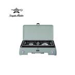 ★B級品特価★ センゴクアラジン ポータブルカセットコンロ kama-do ツーバーナー SAG-K50A(G) Aladdin