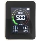 クレセル 二酸化炭素濃度計 CO2R-100 二酸化炭素 CO2測定器 温度 湿度 濃度計 小型 管理 モニター