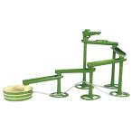 パール金属 竹流麺 スライダー そうめん流し器 D-6794 【流しそうめん 水 自動 くみ上げ 電池 屋外 アウトドア 可能 竹】