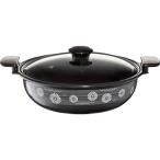 ショッピングIH対応 【送料無料】高木金属 IH対応 ホーローあじわい鍋 平安27cm HA-H27N