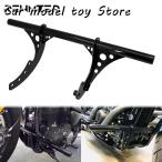 バイクハーレーソフテイルローライダー FXBB FXLR ストリートボブアイアンハイウェーエンジンクラッシュバー落下保護黒 18-21