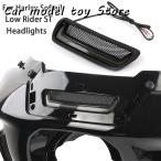 ハーレーソフテイルローライダーSTエルディアブロFXRST FXLRST 2022 2024 NEWバイクホワイトトレーサーヘッドライトベントアクセントLED用