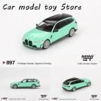 【並行輸入品】BMW MINIGT 897 1:64 M3 M パフォーマンス ツーリング ミントグリーン ジオラマ モデル コレクション