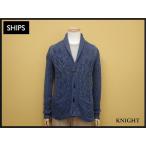 SHIPS шаль цвет linen кардиган *MV Ships / Alain рисунок кабель плетеный / кривошип ./21*4*2-31