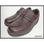 HYDRO-TECH кожа обувь *25cm* гидро Tec / прогулочные туфли / туфли без застежки / чай / мужской /26.1-9