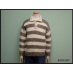 ショッピングカウチン KISITAU プルオーバーカウチンセーター□キシタウ/カナダ製/ニットジャケット/ボーダー柄/メンズ/25師5-1