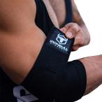 Iron Bull Strength 40インチ エルボーラップ 伸縮性 肘サポート ベンチプレス ウエイトリフティング パワーリフティング トレーニング  エルボーストラップ