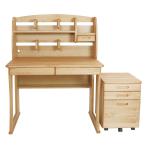 クオーレNM マウス柄 デスク ノーマルワゴン ミドル棚 アルダー 丸み シンプル 国産 ナチュラル