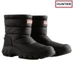 HUNTER ハンター MFS9135WWU メンズ M INTREPID SHORT SNOW BOOT カジュアル イントレピッド ショート スノーブーツ ウインターブーツ ブラック 黒 防寒