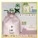 一升米 山形県産コシヒカリ  名入れ 一升餅背負い餅しょい餅の代わり  送料無料（沖縄・九州を除く） 名前 リュックなし