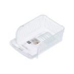 イノマタ化学 缶ラック350クリアー ホワイト 0361 キッチン 冷蔵庫 シンプル プラスチック INOMATA