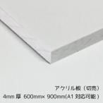 [L] アクリル板 透明 4mm厚 600mm×900mm カット売り【A2サイズカット可能】