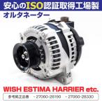 オルタネーター 新品 コア返却不要 アイシス ANM10G/ANM11W/ANM15G/ANM10W/ANM15W 参考純正品番 27060-28190 27060-28330 送料無料