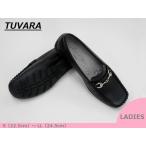 TUVARA driving shoes 21001 moccasin low repulsion La casual black 22.5cm~24.5cm(M/L display development )