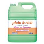 Yahoo! Yahoo!ショッピング(ヤフー ショッピング)ライオン　プレーン＆リッチ　リンスインシャンプ−　4.5L×3本