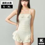  купальный костюм [ снижение цены ликвидация *P5 раз ] женский все в одном One-piece женщина 10 плата 20 плата 30 плата 40 плата бассейн море [ плечо кружевная лента оборка купальный костюм ]
