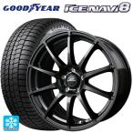 在庫有 送料無料 スタッドレスタイヤホイールセット 235/45R18 94Q グッドイヤー アイスナビ8 # エムアイディー MIDホイール スタッ