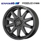 送料無料！共豊 サーキュラー C10S マットブラック 17×7 +55 5/100 新品ホイール1本　