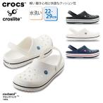 ショッピングcrocband サンダル 男女兼用 黒 白 ネイビー 軽い 快適 クッション性 防臭 居酒屋 飲食 事務 ナース シューズ オフィス 大きいサイズ crocs クロックス crocband 11016