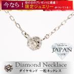 母の日 一粒ダイヤモンド ネックレス おまけ付き レディース 誕生日 プレゼント 限定