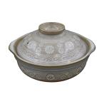 最安！撥水セラミックコーティング土鍋 撥土鍋 日本製 萬古焼 内山製陶所 (6号 1人用, 三島)