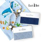  чехол для проездного билета студент женщина катушка имеется Kids ребенок детский средний . средняя школа старшие классы 1 поверхность бледно-голубой EAST BOY East Boy Denim стеганый чехол для пропуска ebs-0194