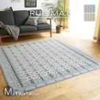 スミノエ ラグ ウールスノー Mサイズ 防炎 防ダニ ホットカーペット対応 ラグ 190x190cm 日本製 ノルディック 雪の結晶 全2色