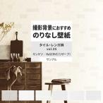 壁紙 サンプル A4 壁紙クロス タイル レンガ ホワイトサンゲツ DIY 壁紙の上から貼れる壁紙